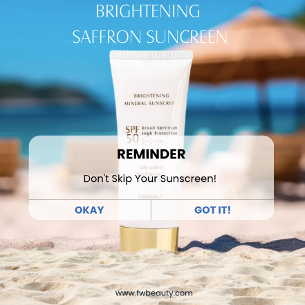 The Importance of Sunscreen in Your Daily Routine: Spotlight on Saffron Brightening Mineral SPF
