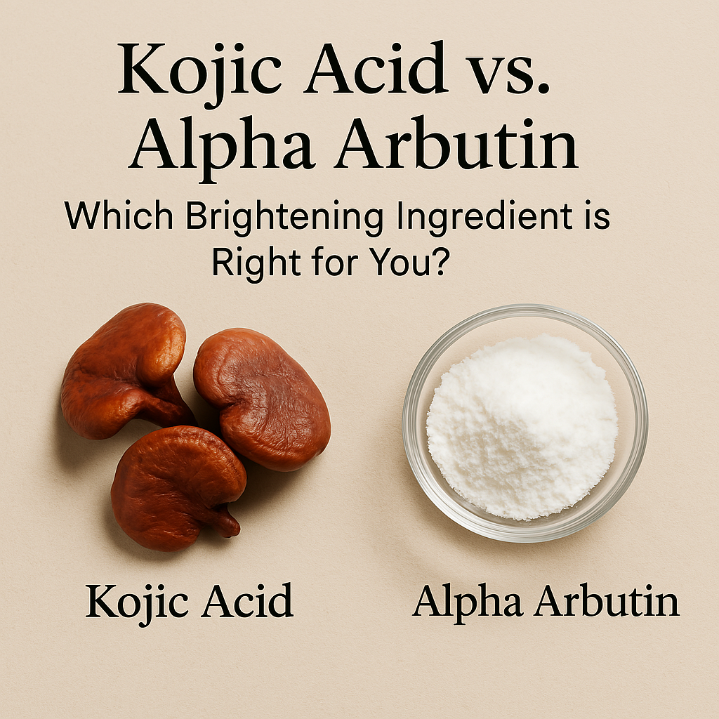 Kojic Acid vs. Alpha Arbutin: Which Brightening Ingredient is Right for You?