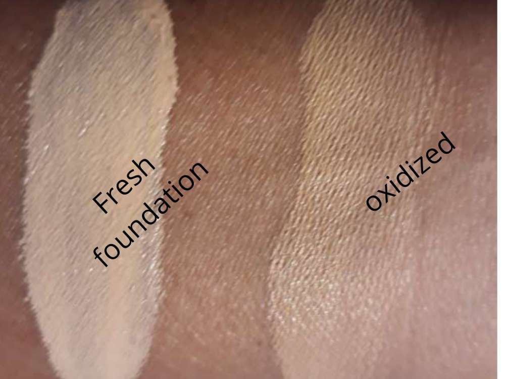 Why does foundation to oxidize