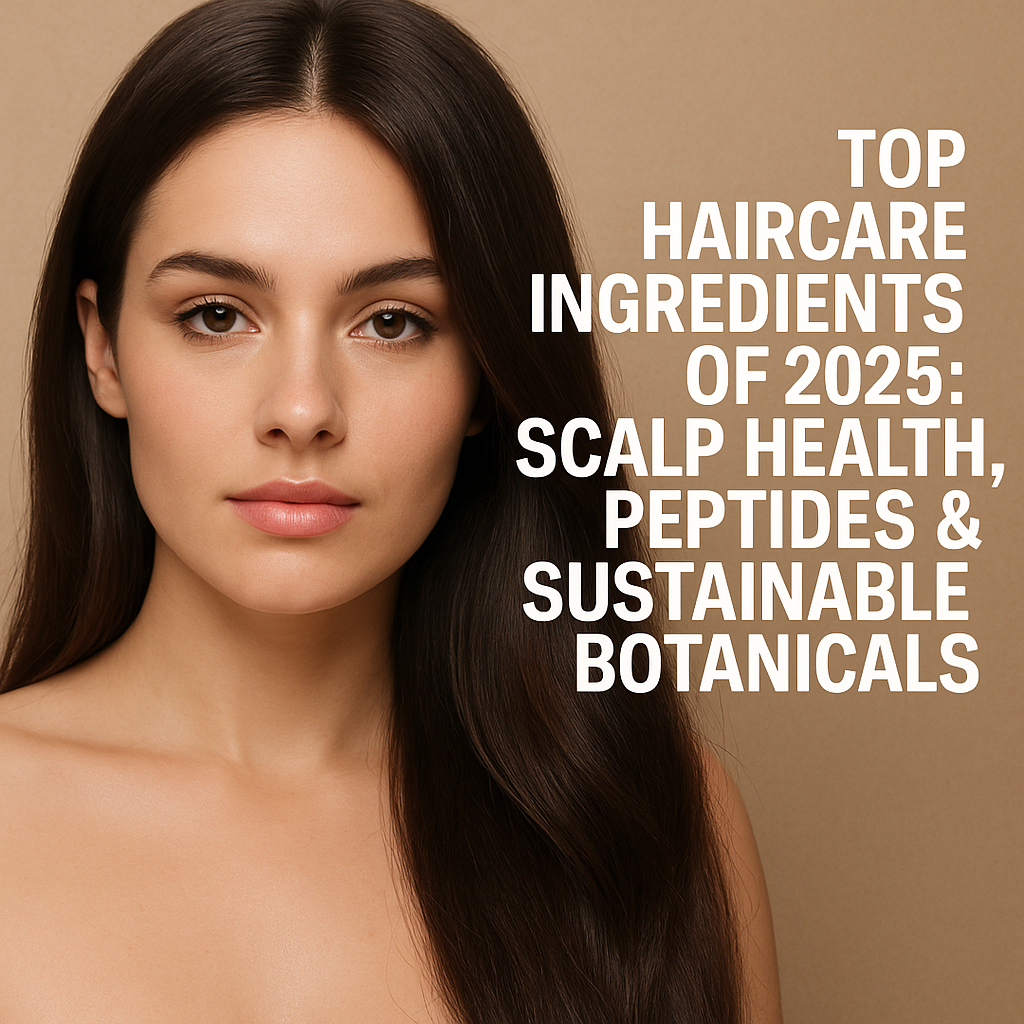 Top Haircare Ingredients of 2025: Scalp Health, Peptides & Sustainable Botanicals