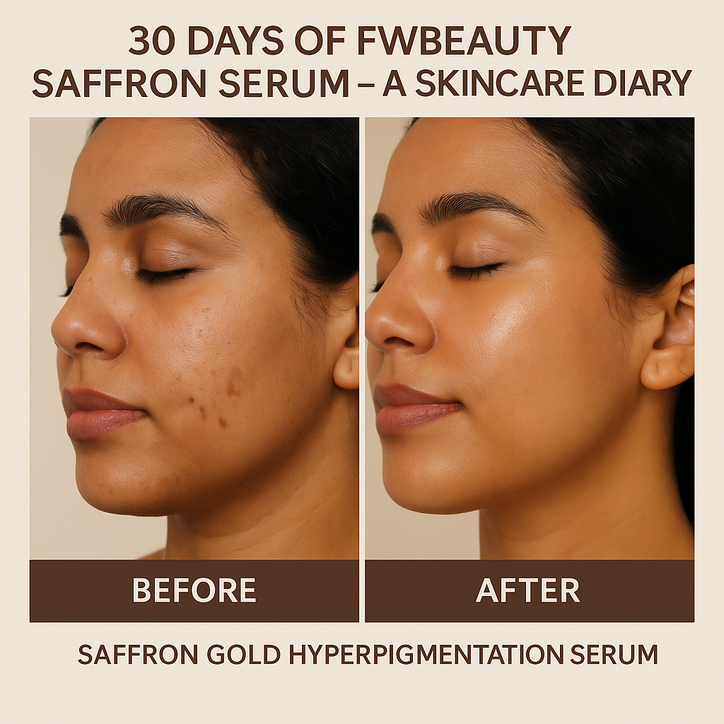 Real Results: 30 Days of FWBEAUTY Saffron Serum – A Skincare Diary