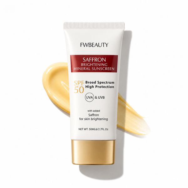 Saffron Brightening Mineral Sunscreen Broad Spectrum SPF50