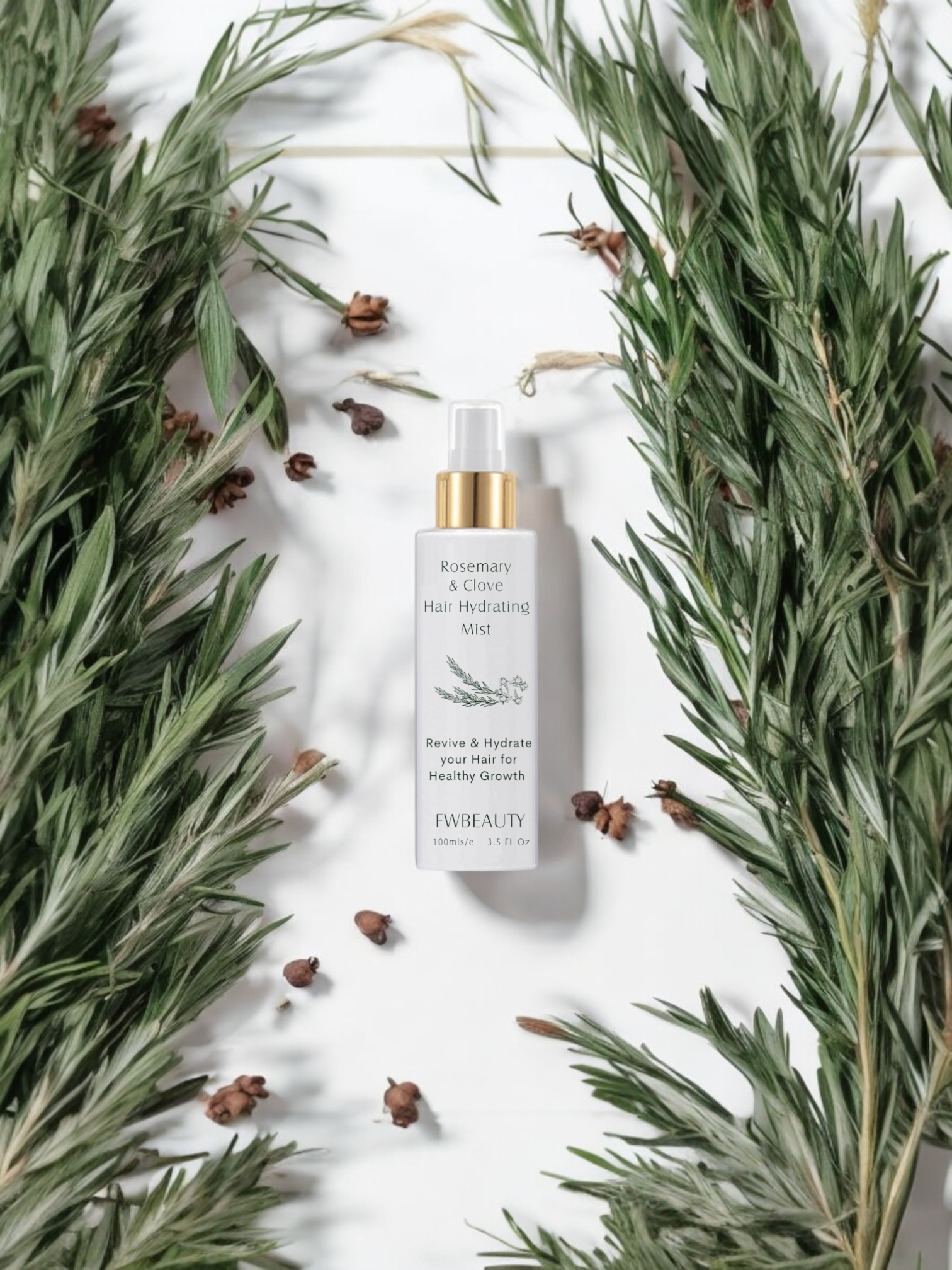 Rosemary & clove hair mist FWBEAUTY 