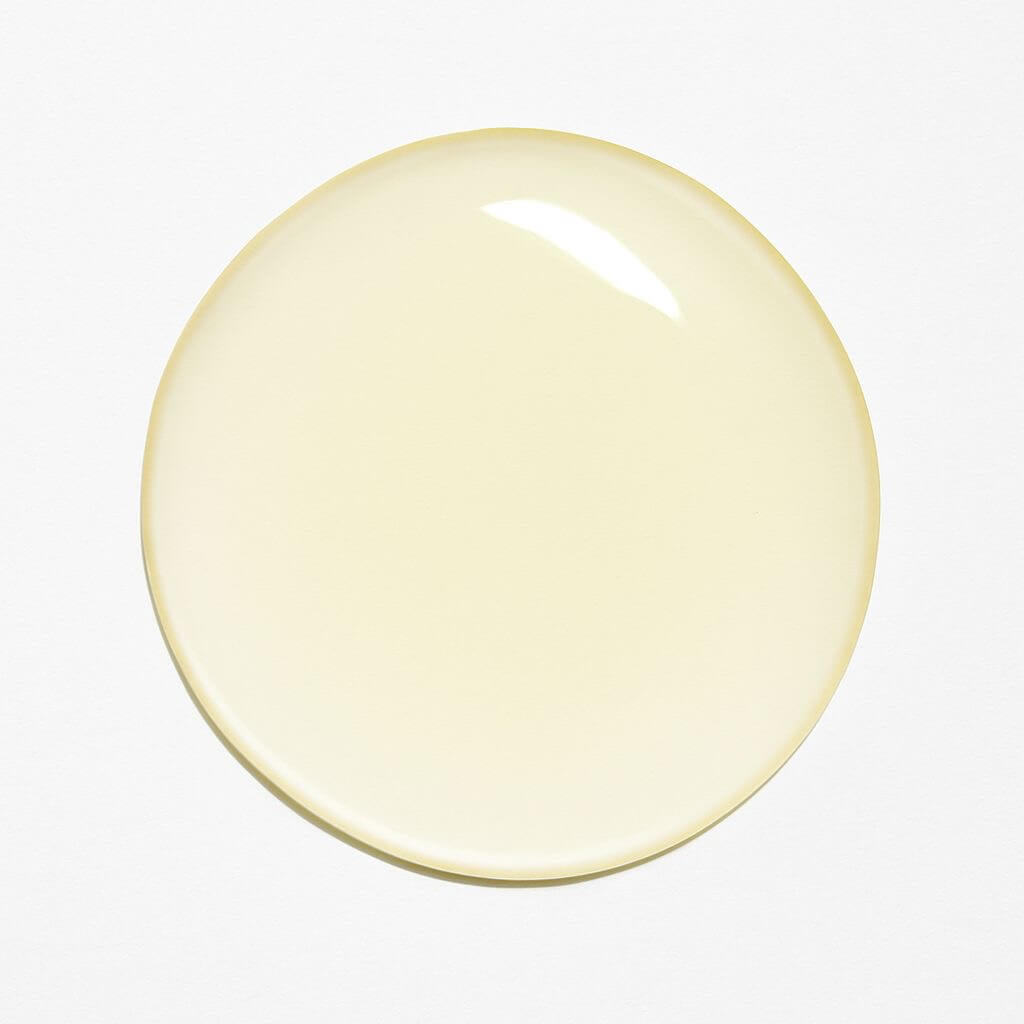 Rosemary Clove hair oil Swatch on white 