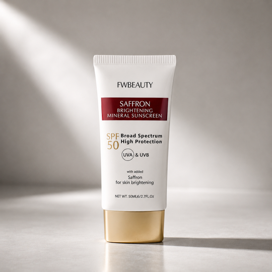 Saffron Brightening Mineral Sunscreen Broad Spectrum SPF50