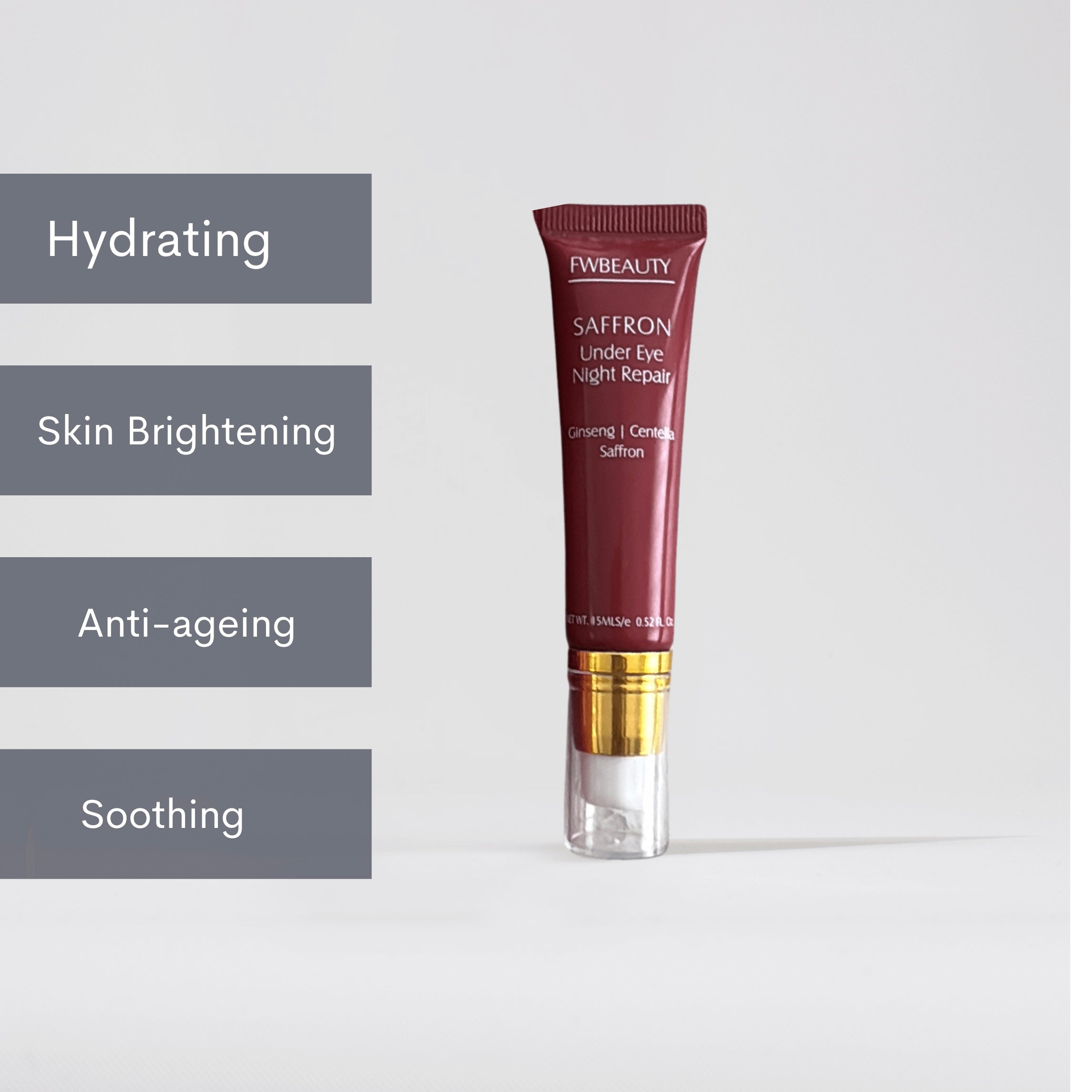 Saffron Under Eye Night Repair FWBEAUTY benefits