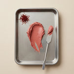 Saffron and lotus clay mask swatch fwbeauty