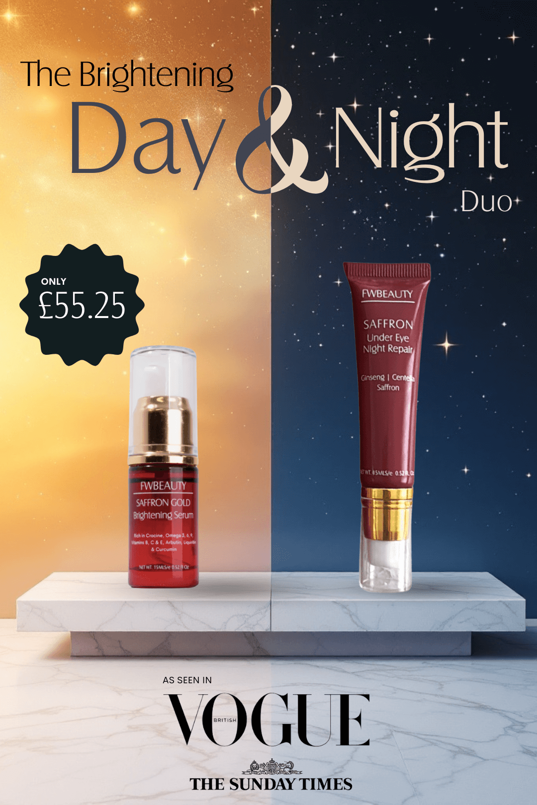 Saffron Day and Night Bundle FWBEAUTY