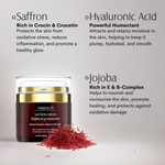 fwbeauty saffron cream benefits listed of ingredients